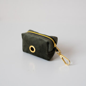 Velvet Poepzakjesdrager olijfgroen