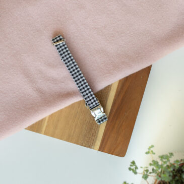 Halsband Checkered Black