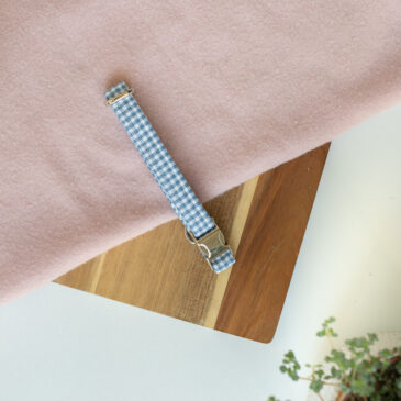 Halsband Checkered Blue