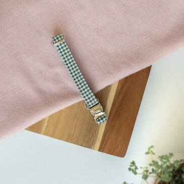 Halsband Checkered Green