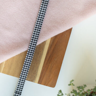 Looplijn Checkered Black