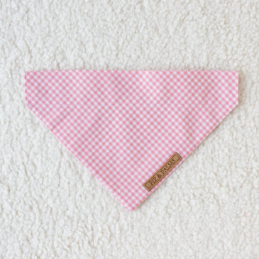 bandana checkered pink