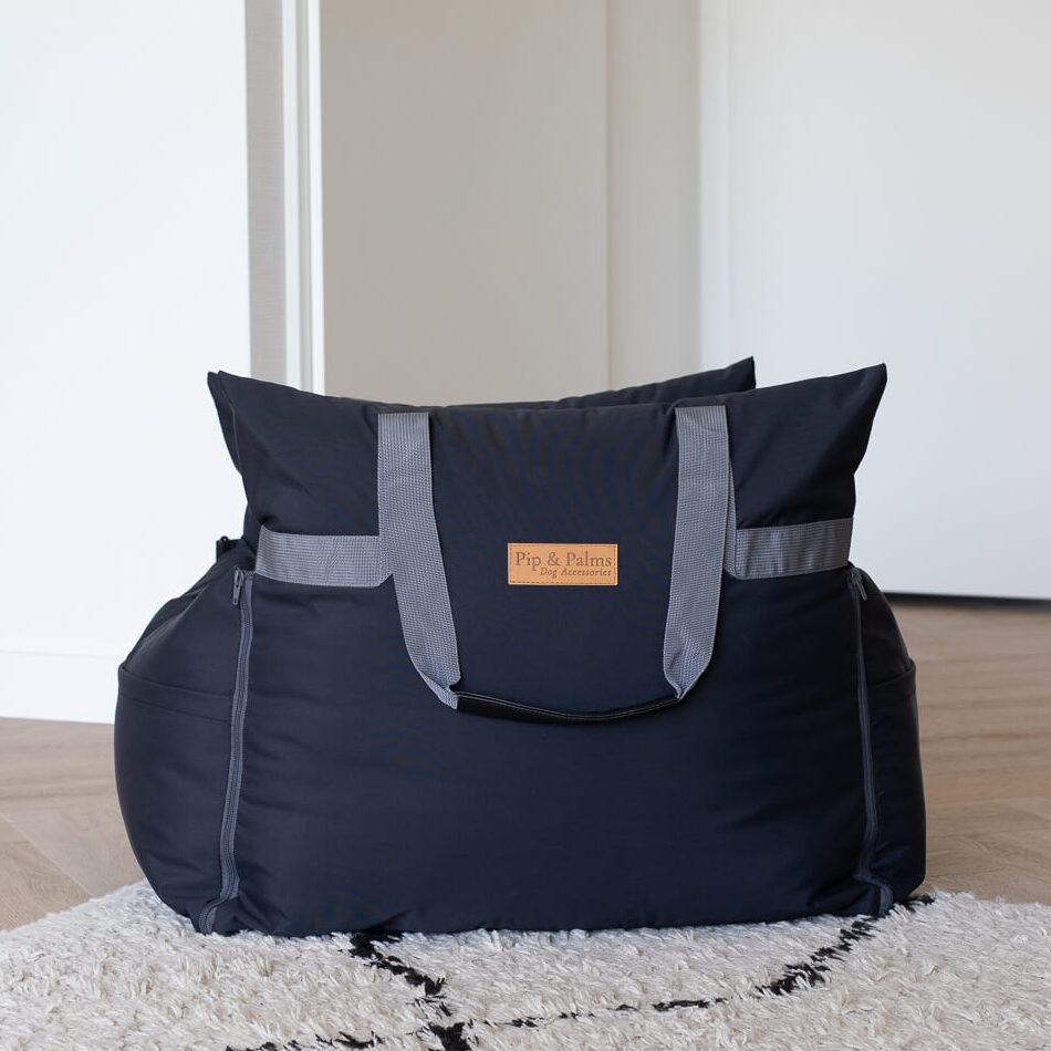 autostoel donkerblauw