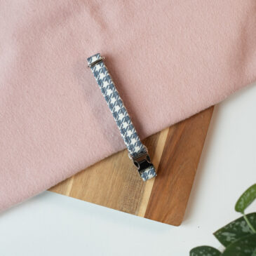 Halsband Denim Dogstooth