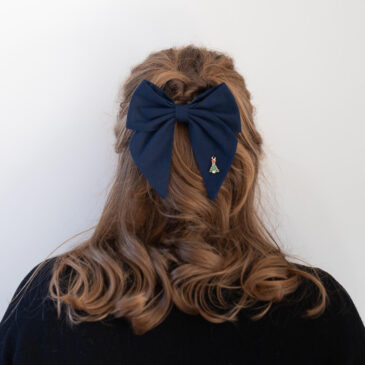 Haarstrik Classy Christmas Blue - Kerstboom