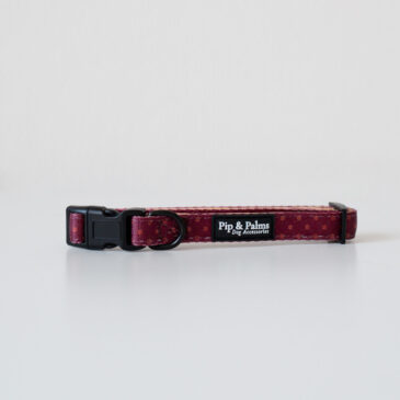 Halsband Burgundy Best - Ready to Walk